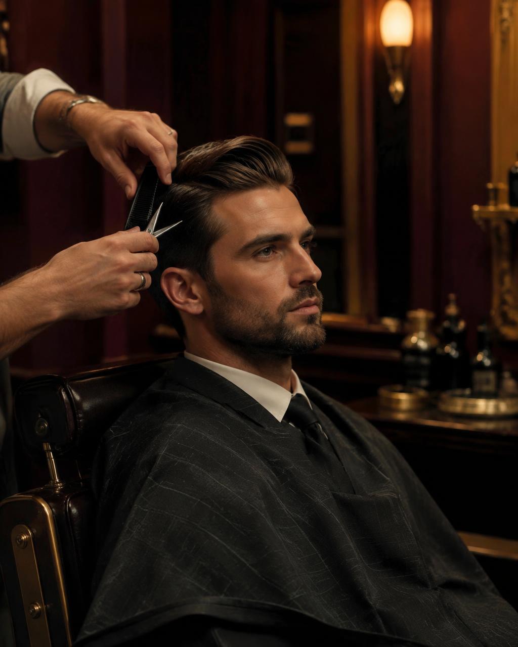 Gentleman's precision haircut